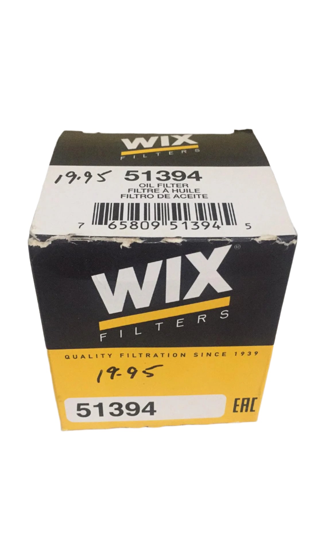 wix oil filter 51394