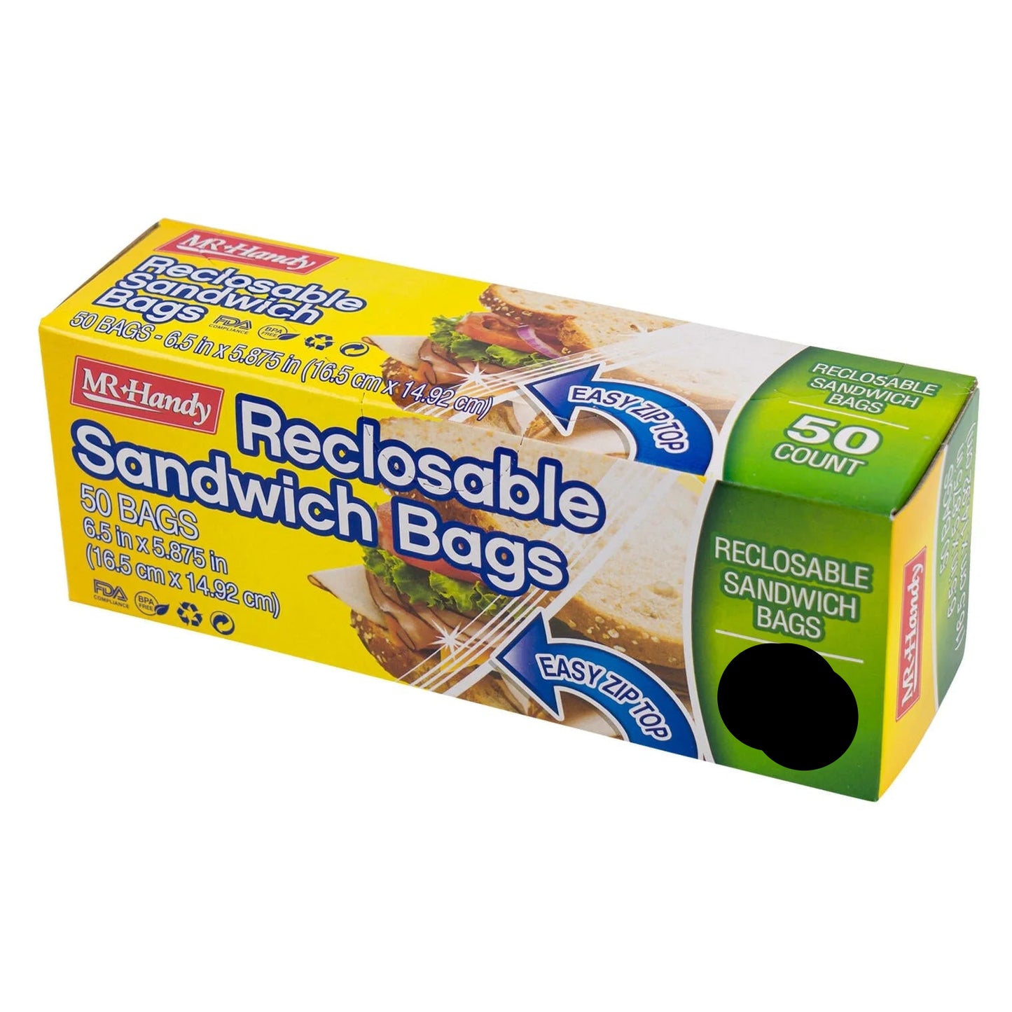 reclosable sandwich bags