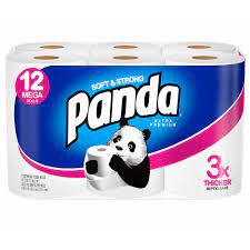 Panda toilet paper