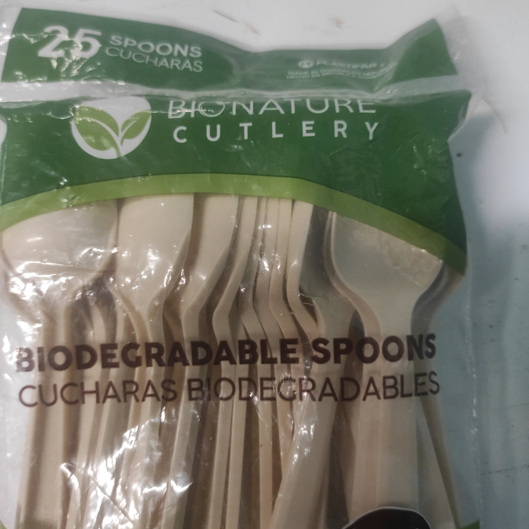 Biodegradable spoons 25