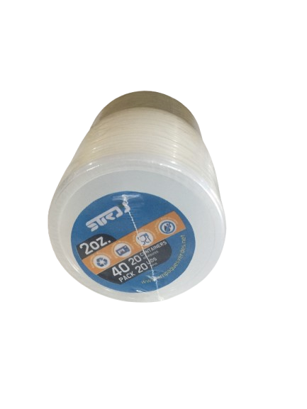 20 containers and 20 lids 2oz