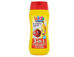 Shampoo, conditioner, and body wash kids