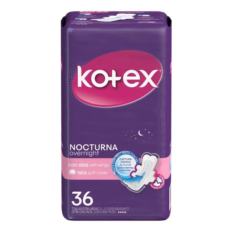 Kotex nocturna con alas