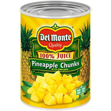 Load image into Gallery viewer, Del monte pineapple chunks 20oz
