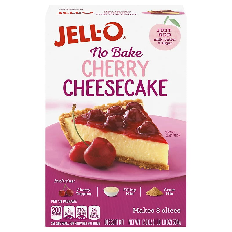 jello cherry cheesecake