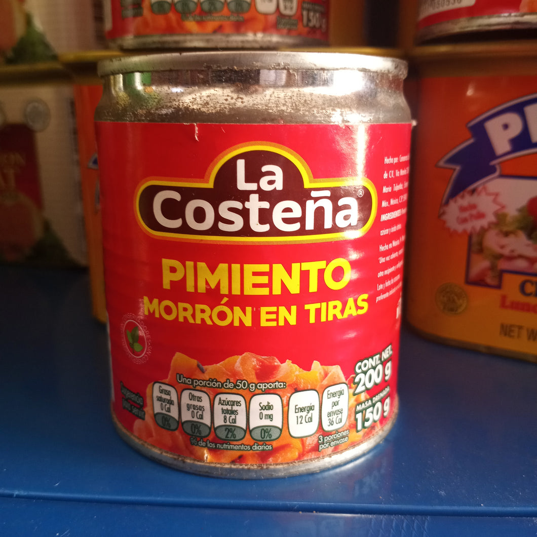 La costeña pimiento morron en tiras 200g