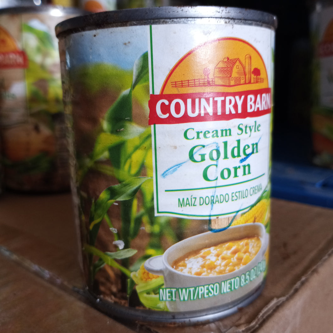 Country barn golden corn cream style 241g