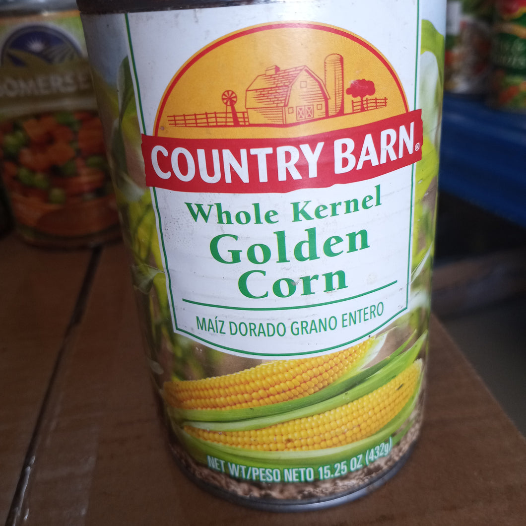 Country barn whole kernel golden corn 432g