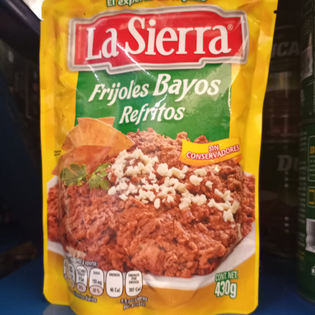 La sierra frijoles bayos refritos 430g