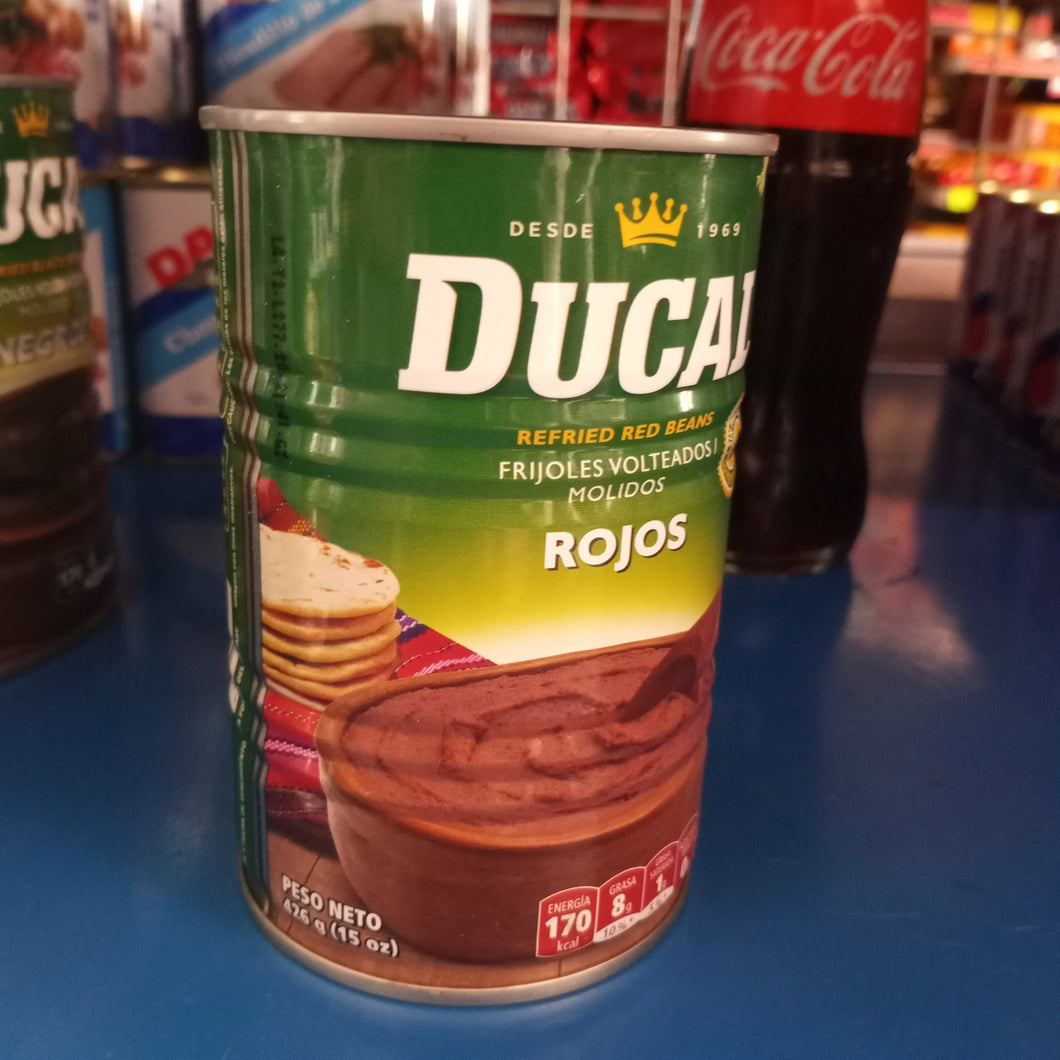 Ducal frijoles volteados molidos 426g