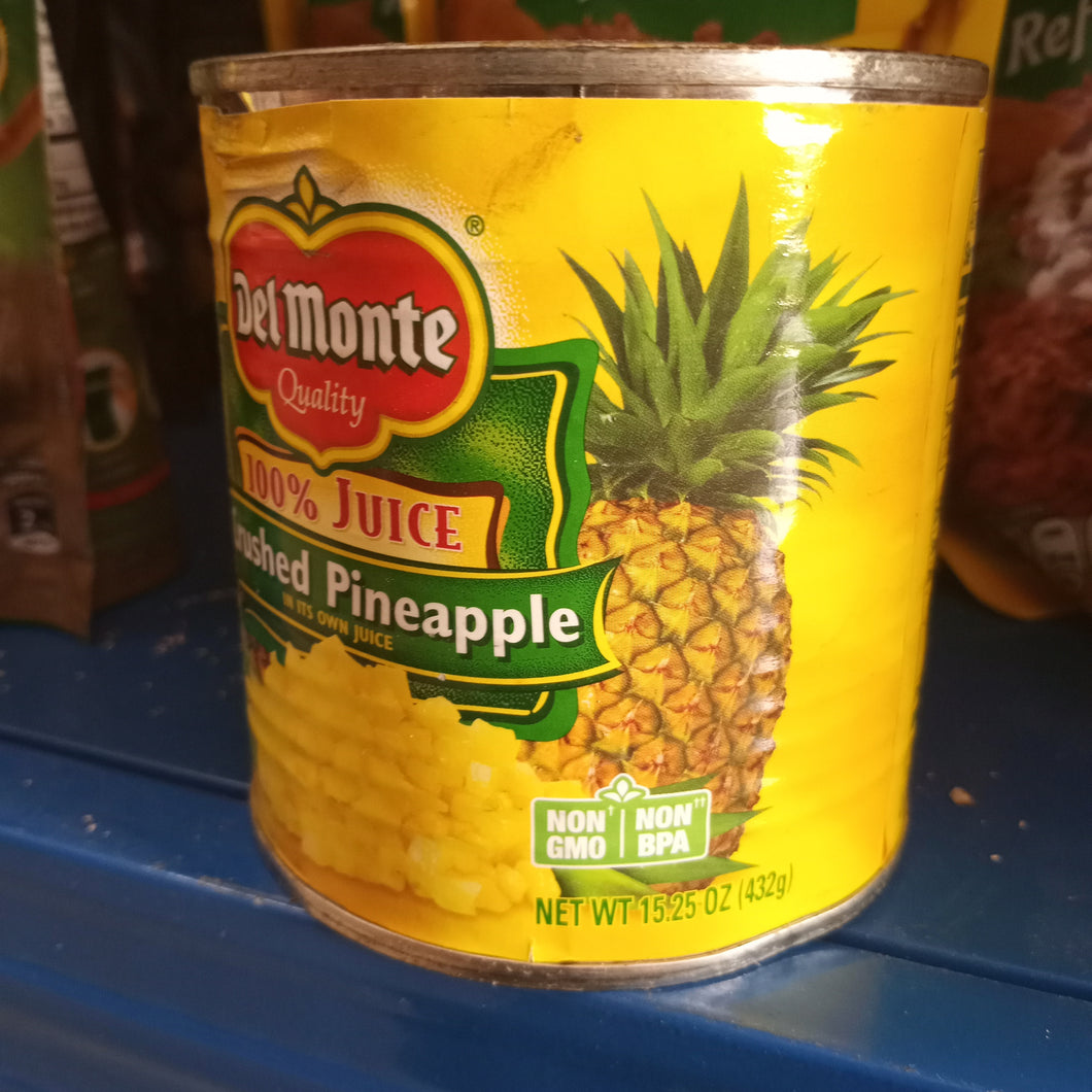 Del monte crushed pineapple 432g