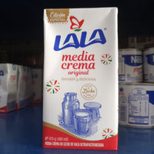 Load image into Gallery viewer, Lala media crema 480ml
