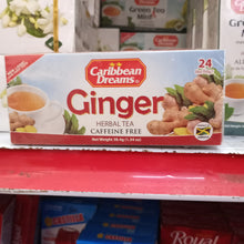 Load image into Gallery viewer, Caribbean dream ginger 24 tea bags
