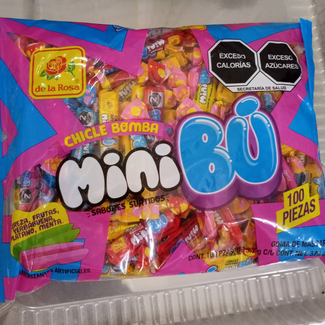 Chicle bomba Mini bu 100 piezas