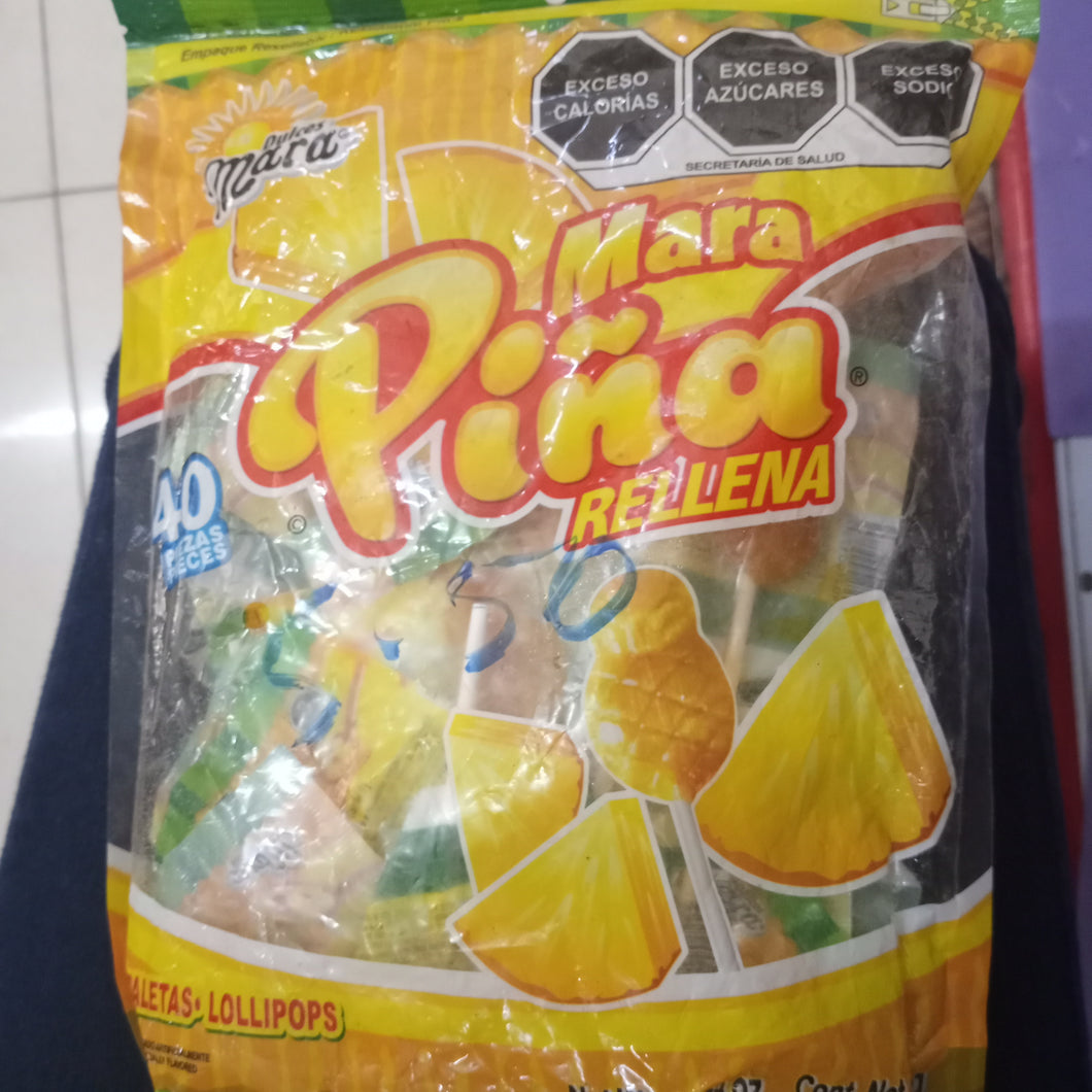 Dulces mara piña 40 piezas