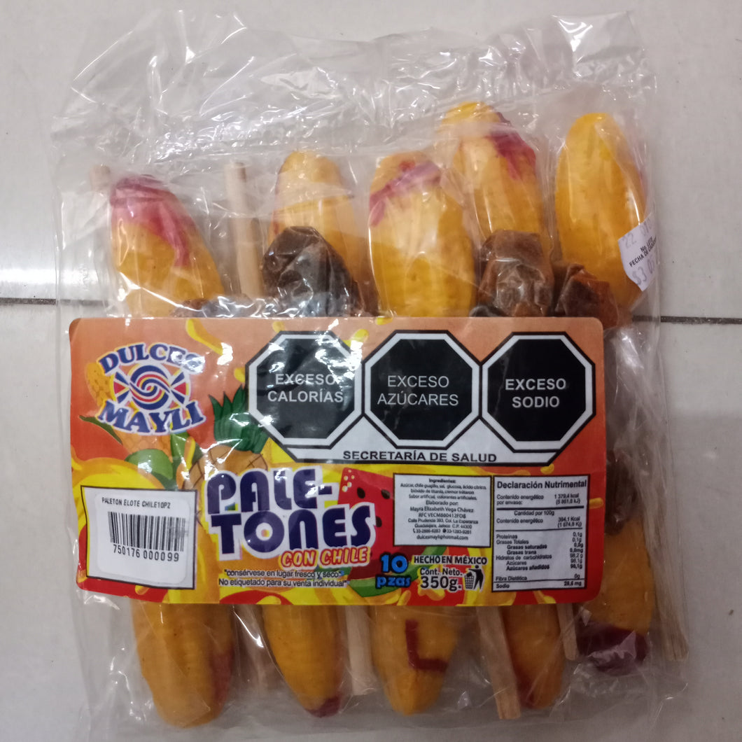 Dulces mayli paletones 10 pzas