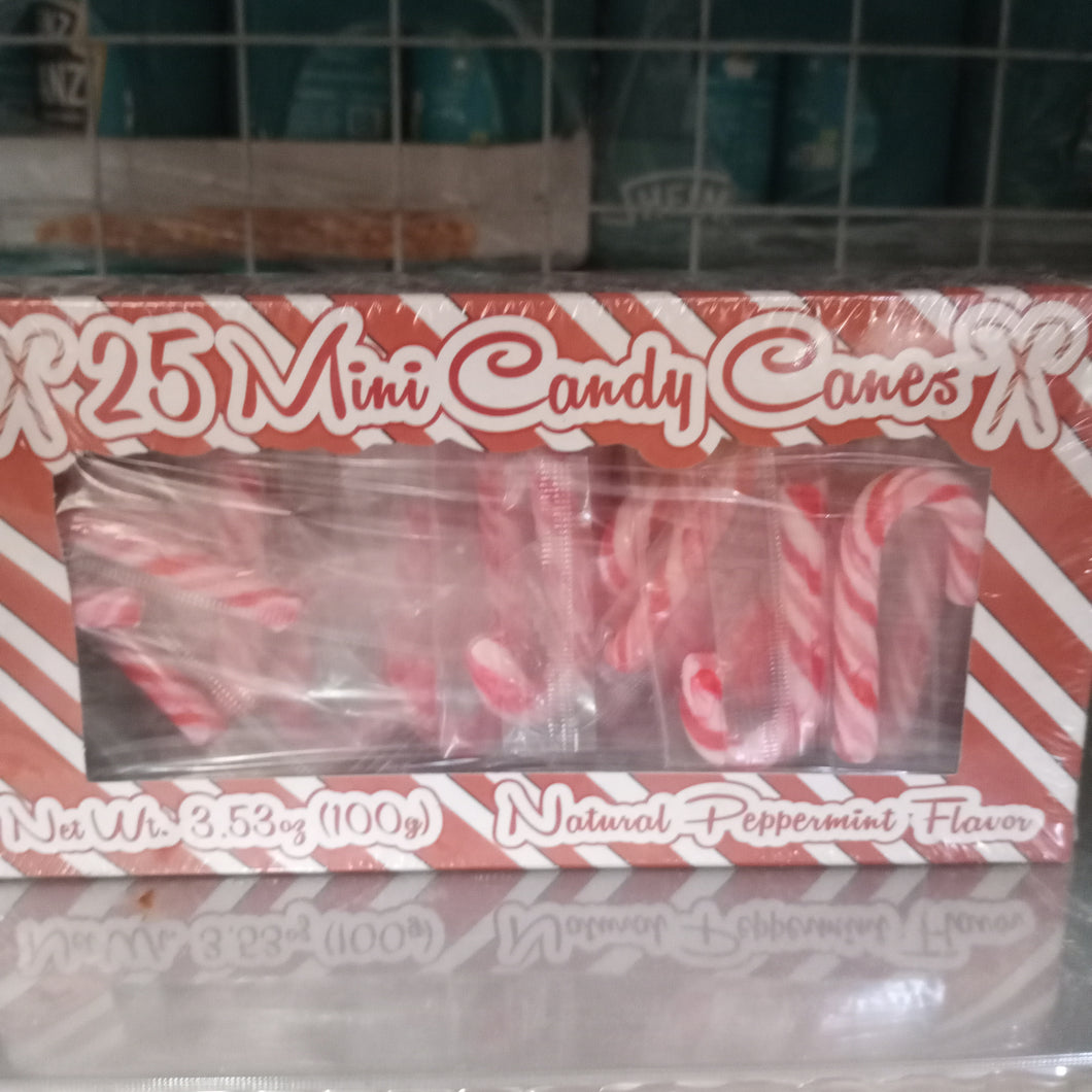 25 mini candy canes