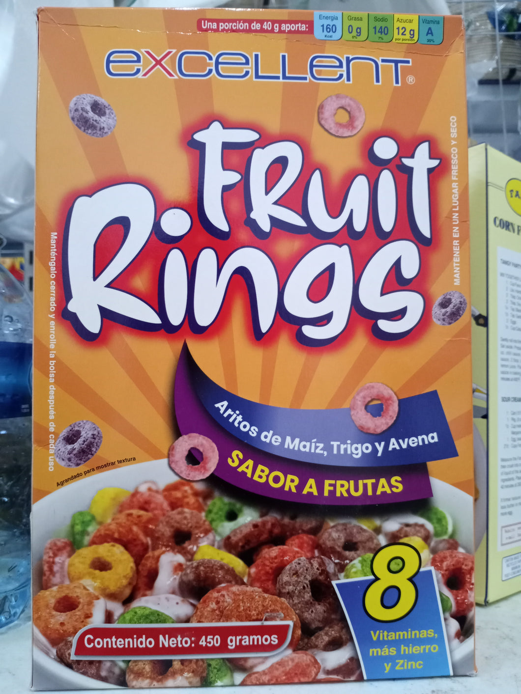 Excelent fruit rings 450g