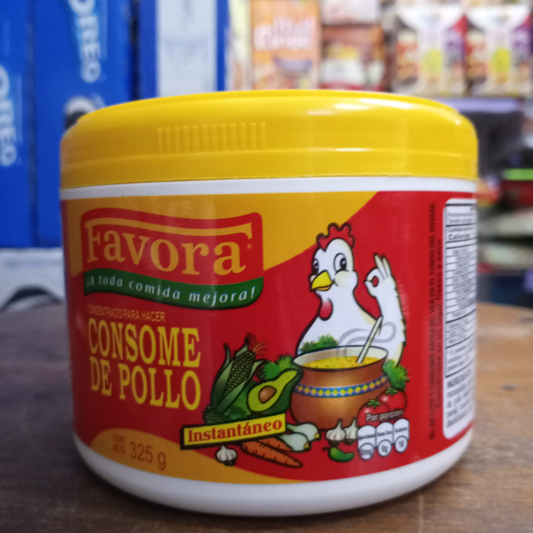 Favora consome de pollo 325g