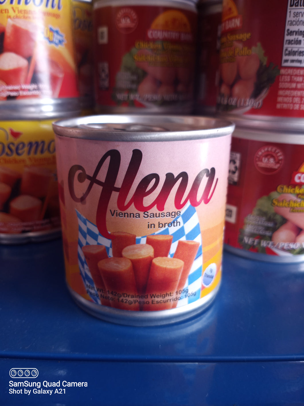 Alena vienna sausage in broth 142g