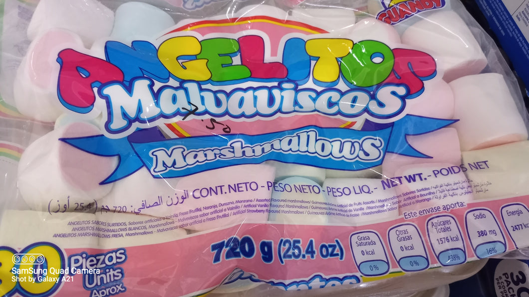 Angelitos malvaviscos 30 piezas