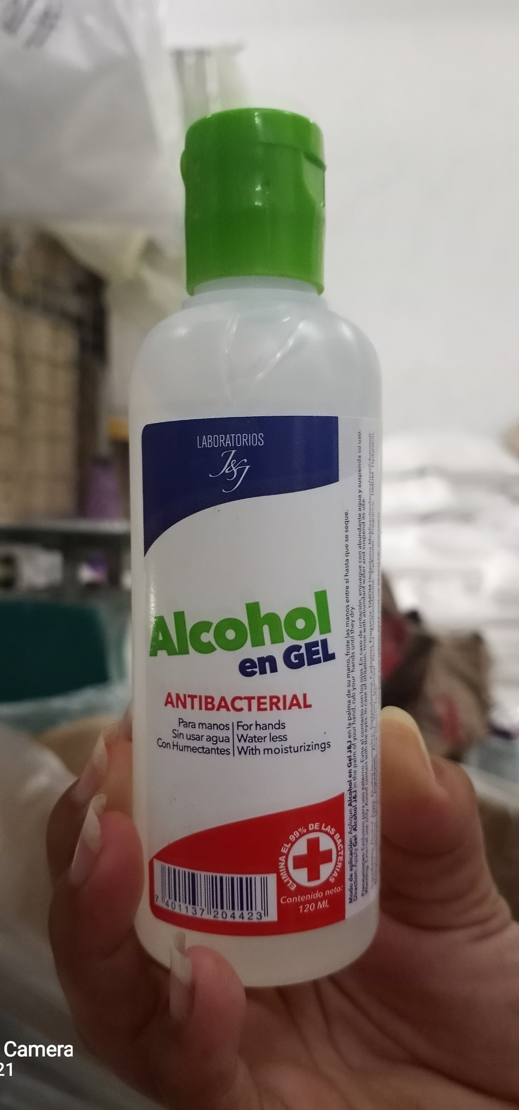 Alcohol en gel 120ml