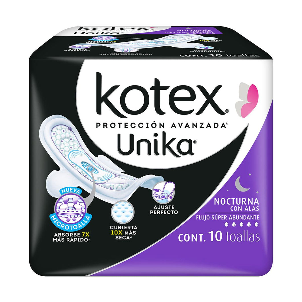 Kotex unika 10 toallas