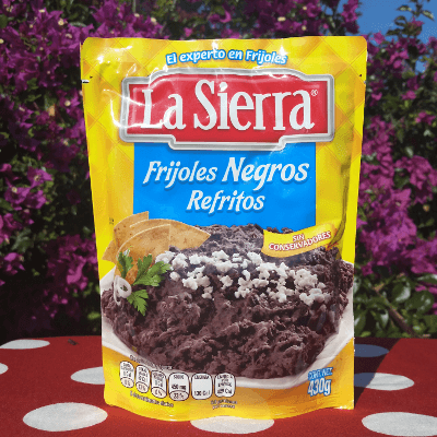 La sierra frijoles negros refritos 430g