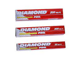 Diamond aluminum foil