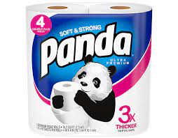 Panda toilet paper