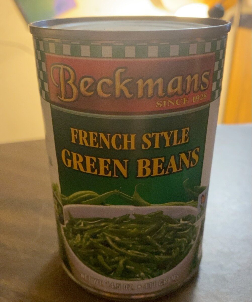 Beckmans cut green beans 14.5oz.