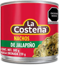 Load image into Gallery viewer, La costeña nachos de jalapeños 220g
