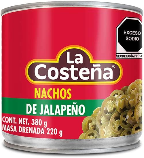 La costeña nachos de jalapeños 220g